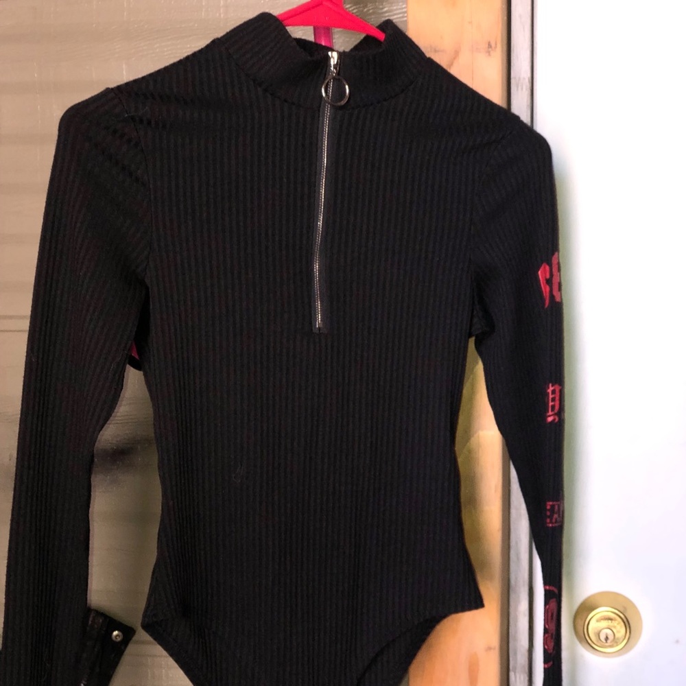 Zipped bodysuit